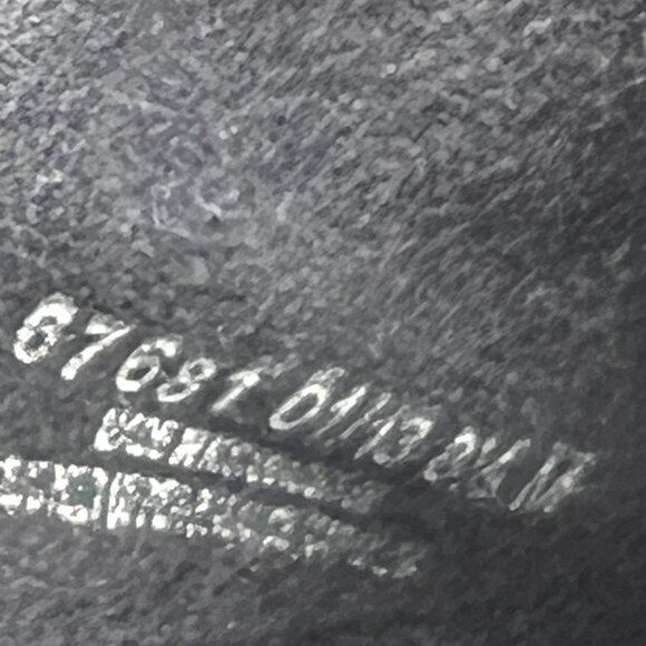 Clarks Womens Size 8.5M Dark Blue Leather Slip On Mules Clogs Shoes - Picture 14 of 15